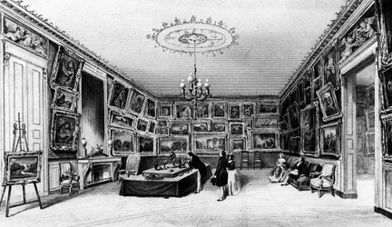 La Galerie Durand-Ruel, 103, rue des Petits-Champs, Parigi, seconda metà del XIX secolo