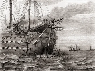 La HMS Agamemnon posa il cavo telegrafico transatlantico, 2 agosto