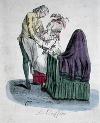 Il Parrucchiere e una Signora di Moda