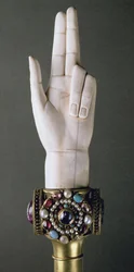 La Mano della Giustizia, dal Tesoro di St. Denis