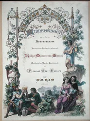 I Minnesänger al tempo degli Hohenstaufen, facsimile di un manoscritto parigino
