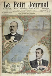 I miracoli del sistema telegrafico, illustrazione da Le Petit Journal, 24 novembre 1907