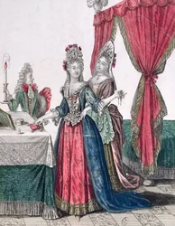 La notte, signora che va a letto, seconda metà del XVII secolo