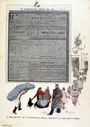 Il Monte della Pietà: La Provvidenza dei poveri, per ottocento percento di interessi - in "Il Piatto di Burro" del 03/06/1905