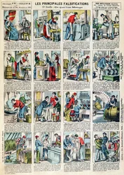 Le principali forme di adulterazione nutrizionale, c.1883