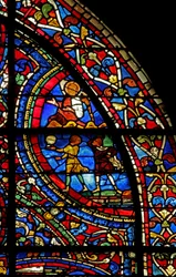 Il figliol prodigo: i maggiordomi servono il pasto; un angelo