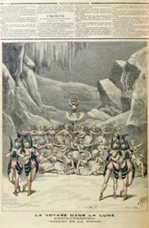 Il balletto della neve, da Il viaggio sulla luna di Jacques Offenbach (1819-90) da Le Petit Journal, 16 aprile 1892