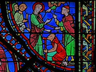 San Giacomo: guarisce un paralitico (dettaglio)