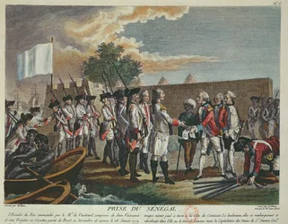 La presa del Senegal da parte dei francesi nel 1779 durante la guerra d