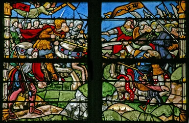 Il trionfo della Croce: La Croce appare nella battaglia