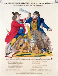 La guerra dei medici del XVIII e XIX secolo, 1854