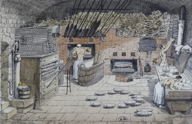 Il fornaio, illustrazione dalla Revue de l
