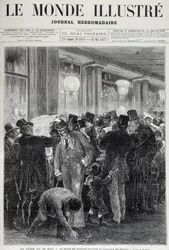 La crisi del 16 maggio: lettura dei giornali - in "Le monde illustré" di maggio 1877