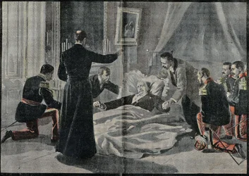 La morte di Felix Faure (1841-1899), presidente della Francia, l