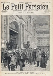 Il sorteggio: i coscritti della classe del 1892 al Municipio di Parigi. Uno del giornale 