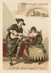La chitarra: studente spagnolo (XVIII secolo)