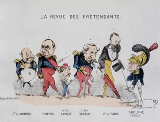 La rivista dei pretendenti - il Conte di Chambord (Henri Charles Ferdinand Marie Dieudonné d