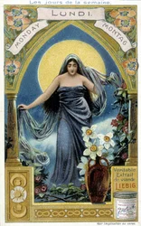 La luna incarna il lunedì