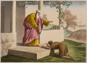 Il ritorno del figliol prodigo, illustrazione da un catechismo L