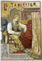 Il tappezziere - Cromolitografia