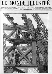 I lavori della Torre Eiffel per l