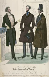 Tre giovani eleganti, 1841