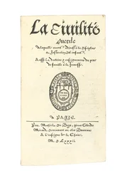 Pagina del titolo da 