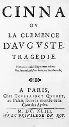 Frontespizio di Cinna ou la Clemence d