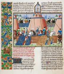 Torneo, dalla Cronaca di Froissart, Vol. IV, fine XV secolo