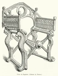 Trono di Dagoberto (incisione)