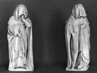 Due piangenti, dalla tomba di Duc Jean de Berry (1340-1416) c.1450-53 (alabastro)