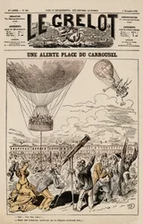 Une Alerte, Place du Carrousel, da Le Grelot, 3 novembre