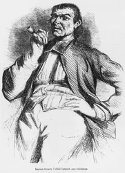 Vautrin, illustrazione da Splendeurs et Miseres des Courtisanes di Honore de Balzac, pubblicato nel 1867