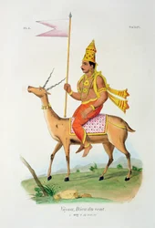 Vayu, inciso da C. de Motte (1785-1836)