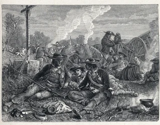 Guerre di Vandea (1793-1796): accampamento degli insorti vandeani
