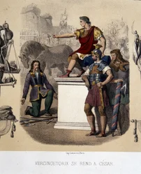 Vercingetorige si arrende a Cesare (52 a.C.)