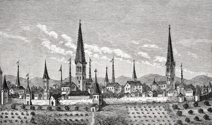 Veduta di Dortmund, dopo un