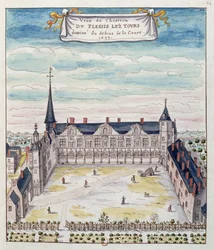 Veduta del castello di Plessis-les-Tours nella Tourraine, 1699