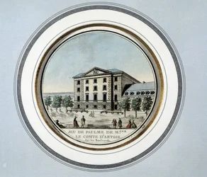 Vista del Jeu de Paume di Monsignor il Conte di Artois
