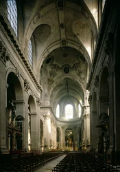 Veduta della navata verso il coro, costruita tra il 1646-1780