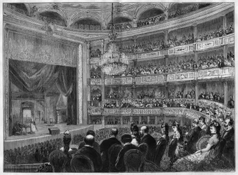 Vista della sala del teatro dell