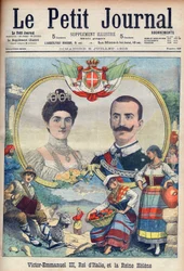Vittorio Emanuele III di Savoia ed Elena di Savoia - Re Vittorio Emanuele III e Regina Elena d