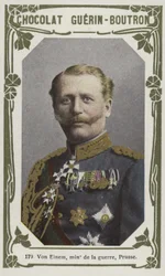 Von Einem, ministro della guerra, Prussia