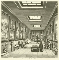 Vista interna del Museo di Aix