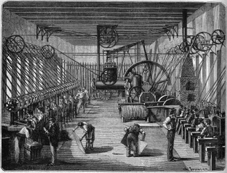 Guerra del 1870: fabbrica di capsule esplosive. Bayonne, Pirenei Atlantici (64)