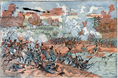 Guerra della quarta coalizione: vista della battaglia di Friedland