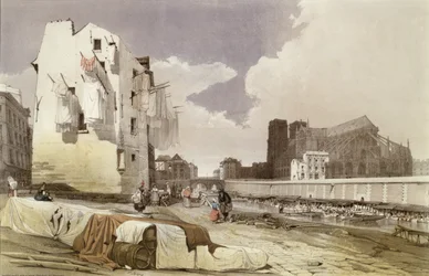 Lavandaie ai Lavoirs al Quai Montebello, c.1840