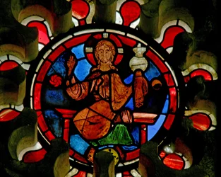 Finestra Ew raffigurante Cristo
