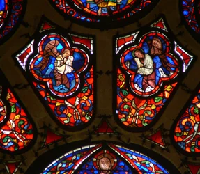 Finestra Ww raffigurante angeli