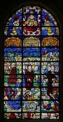 Finestra raffigurante Scene della Passione